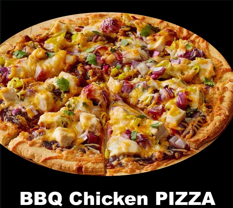 BBQ chicken pizza